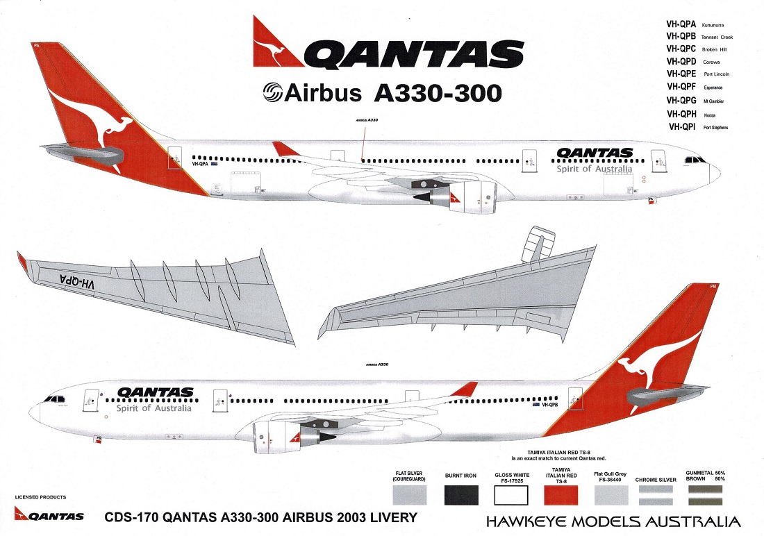 Qantasairbusa330 3002003livery